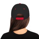Outlaw Black/Red Snapback — RFO Embroidered Hat