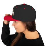 Outlaw Black/Red Snapback — RFO Embroidered Hat
