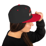 Outlaw Black/Red Snapback — RFO Embroidered Hat