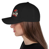 Outlaw Black Flexfit — RFO Right-Offset Embroidered Hat